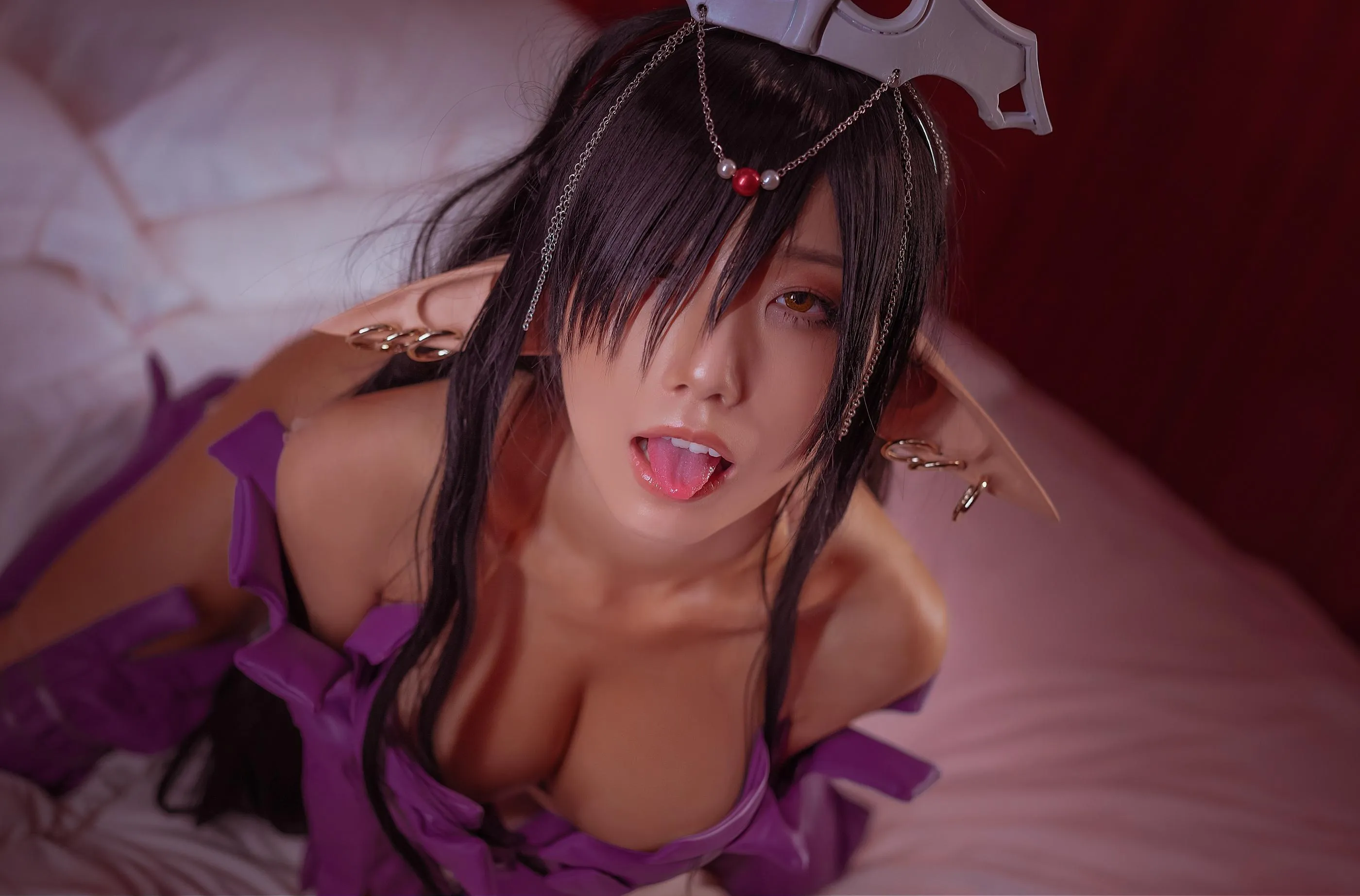 水淼 – NO.02 -黒獣 黑精灵女王 [31P]插图5
